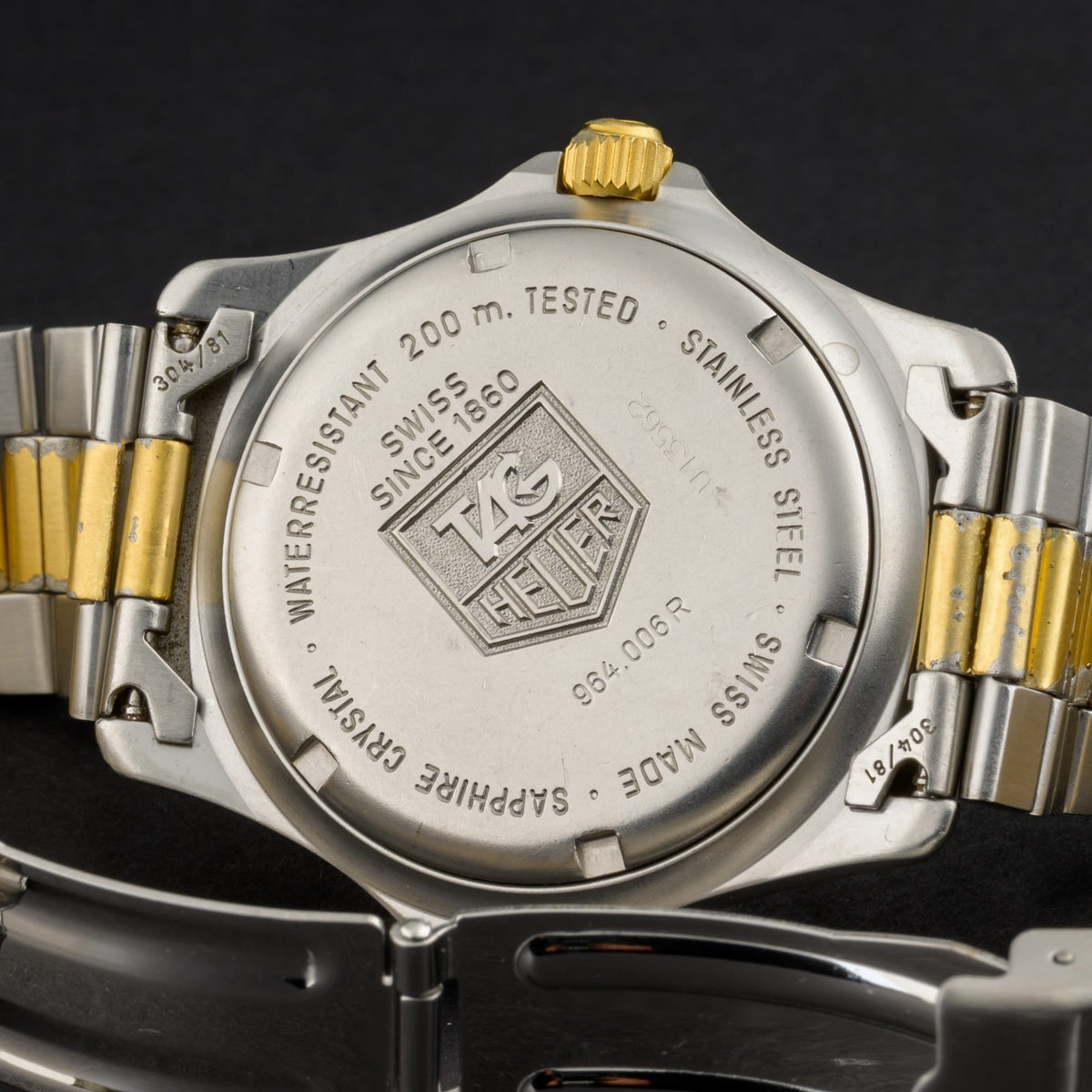 TAG Heuer Professional 964.0006R Gold & Steel 38mm Quartz Men's Watch7