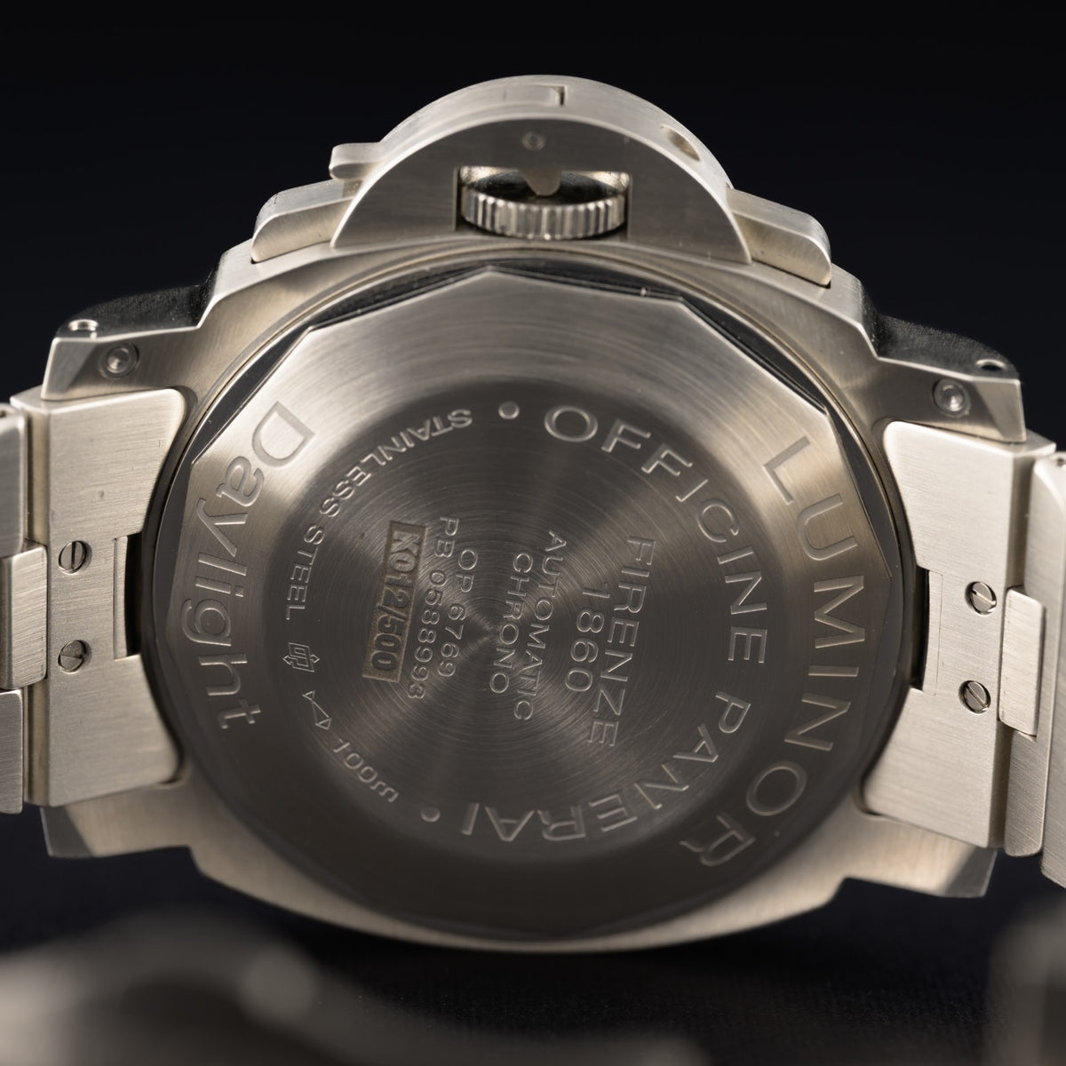 Panerai Luminor Daylight PAM00236 Black 44mm Automatic Men's Watch + B&P7