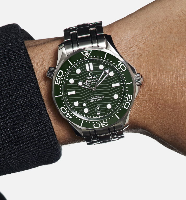 2026 OMEGA Seamaster Diver Green 210.30.42.20.10.001 Steel 42mm Watch Full Set3
