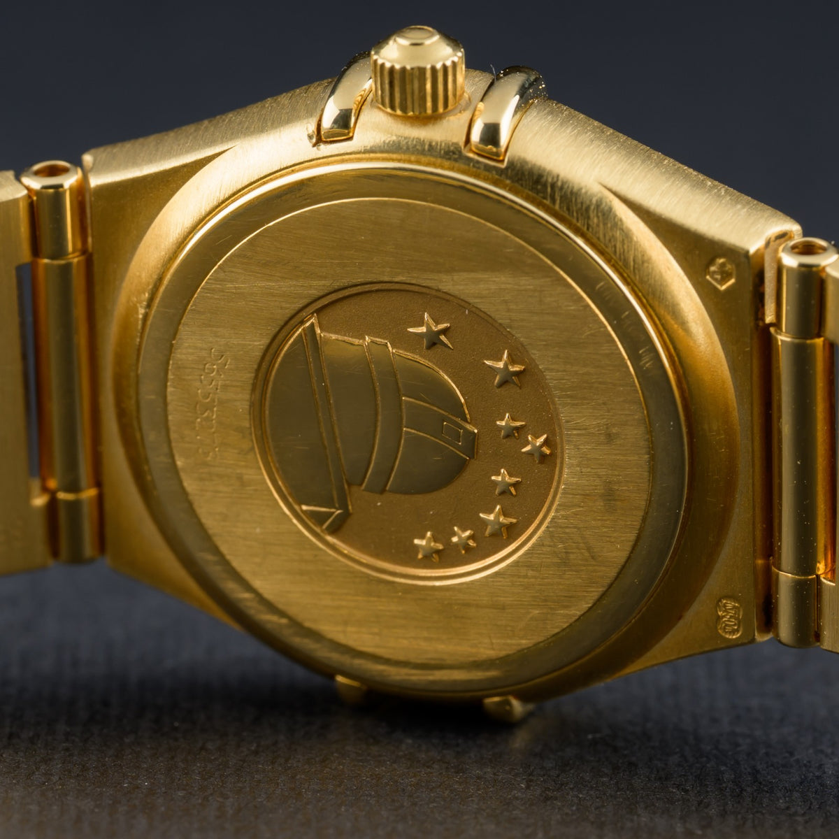 OMEGA Constellation 1167.15.00 18k Solid Yellow Gold Diamond 22mm Watch + B&P10