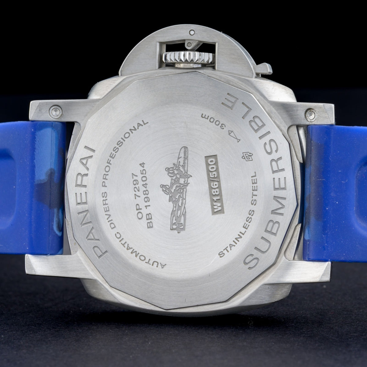 Panerai Submersible Azzurro PAM01209 42mm Black & Blue Watch + Papers/Band11