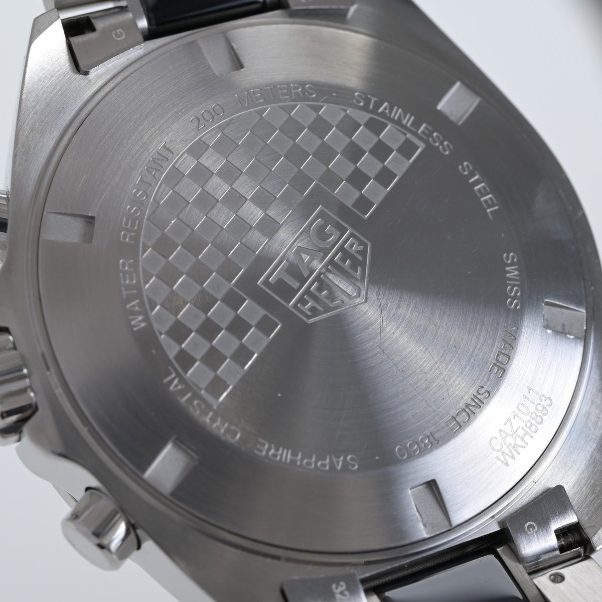 TAG Heuer Formula 1 Chrono CAZ1011 Steel 43mm Black Ceramic Men's Watch +B&P6