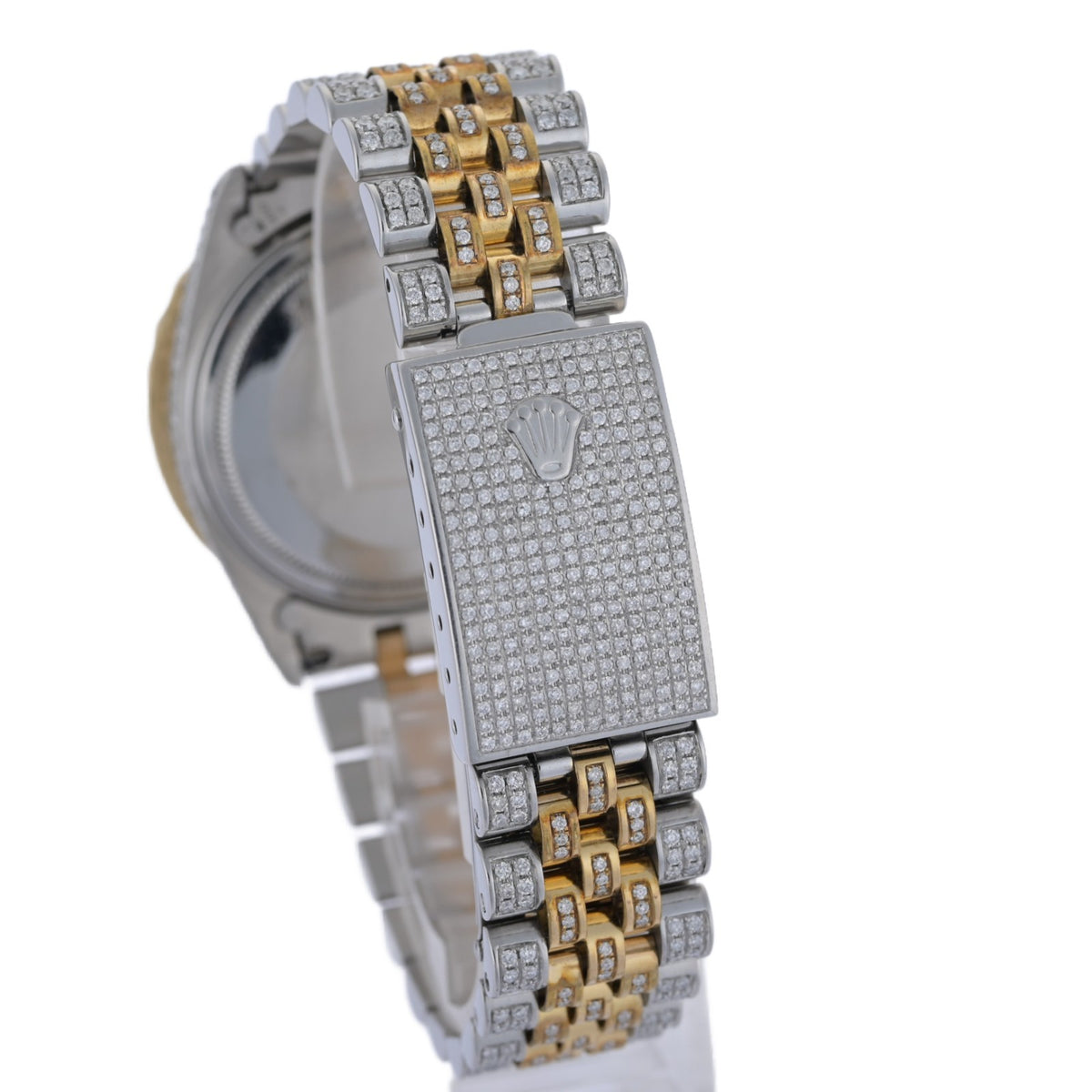 Rolex Oyster Perpetual Datejust 1601 Custom Diamond 36mm Auto Men's Watch5