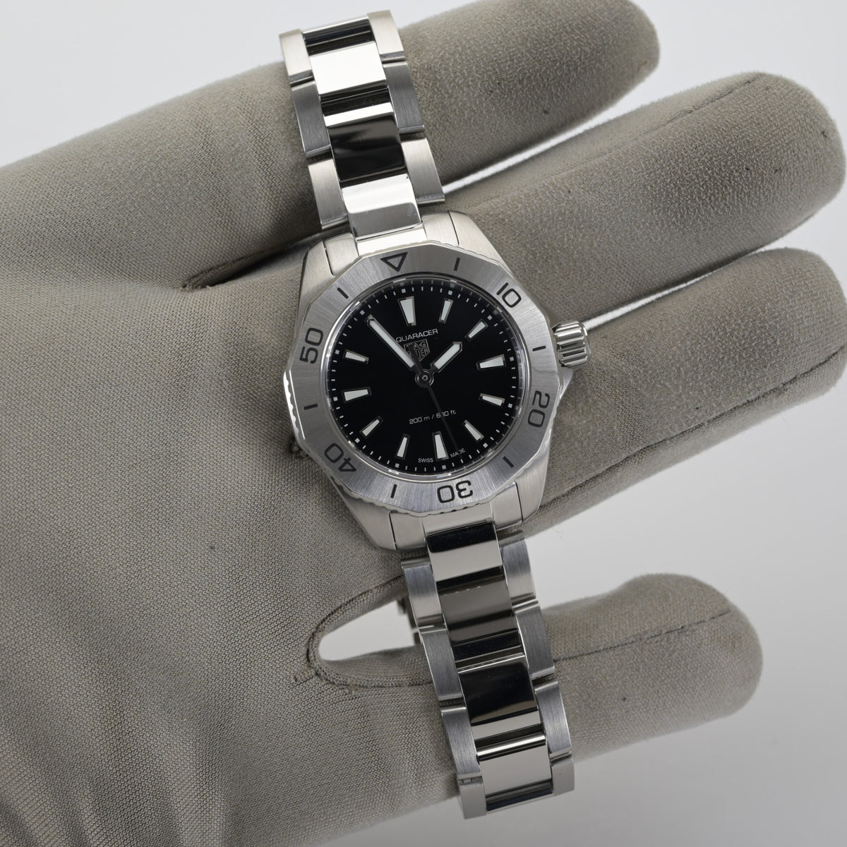 TAG Heuer Aquaracer WBP1410 Black Quartz 30mm Ladies Watch9