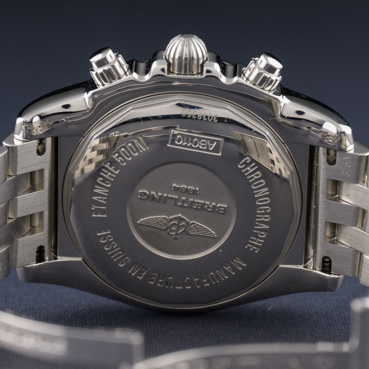 Breitling Chronomat 44mm AB0110 Gray Dial Automatic Men's Steel Watch + Papers12