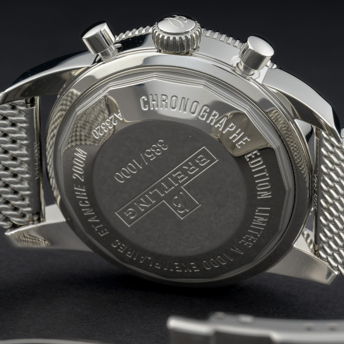Breitling SuperOcean Heritage Chrono A23320 White 46mm 125th Anniv. Watch + B&P8
