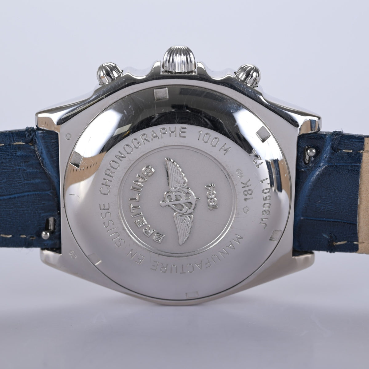 Breitling Chronomat 18k White Gold J13050.1 39mm Mother of Pearl Dial Men Watch7