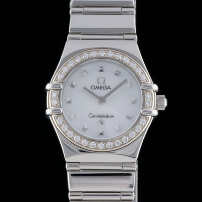OMEGA Constellation 1465.71 Factory Diamond MOP 22mm Ladies Watch + Box & Papers0