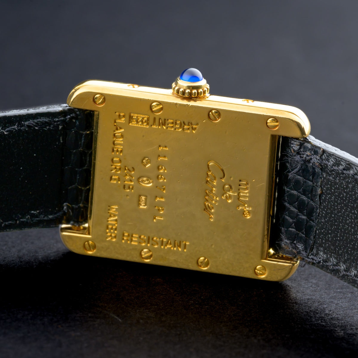 Cartier Must de Cartier Tank Christmas Edition Gold Vermeil 22mm Ladies Watch8