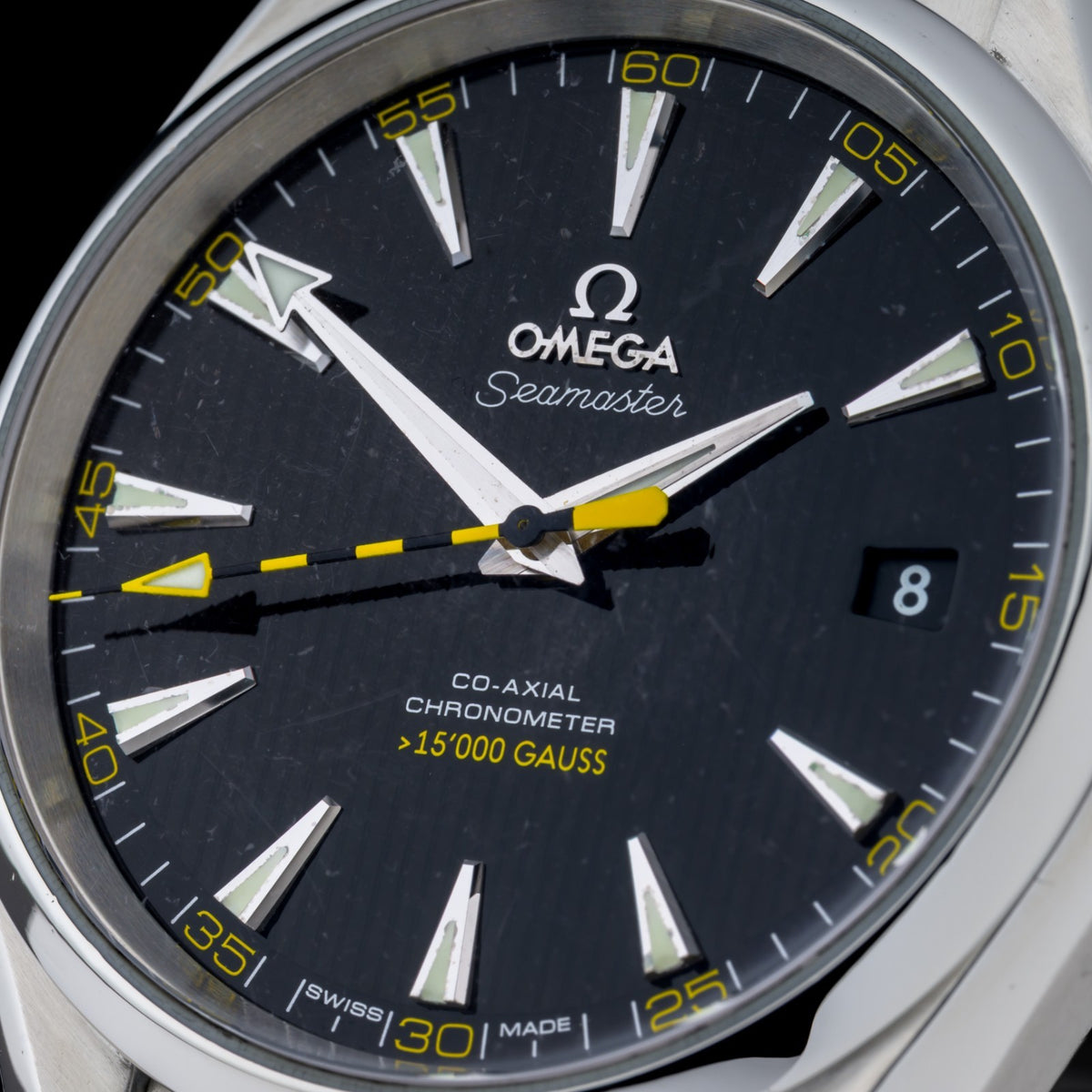 Serviced OMEGA Seamaster Aqua Terra 15000 Gauss Black 41.5mm Auto Men's Watch3