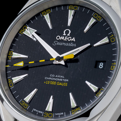 Serviced OMEGA Seamaster Aqua Terra 15000 Gauss Black 41.5mm Auto Men's Watch3
