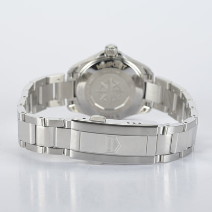 TAG Heuer Aquaracer WBP1418 White MOP 30mm Ladies Quartz Watch Full Set5