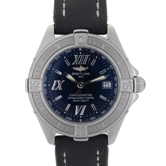 Breitling Cockpit Date A71365 Black Dial 31mm Quartz Ladies Watch0