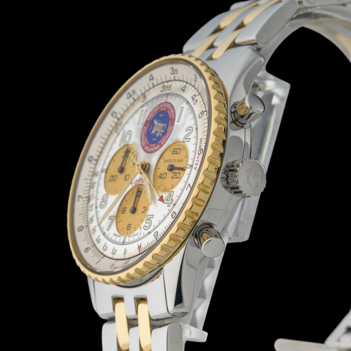 Breitling Navitimer 92 Topgun Limited Edition 18k Gold & Steel 38mm Men's Watch2