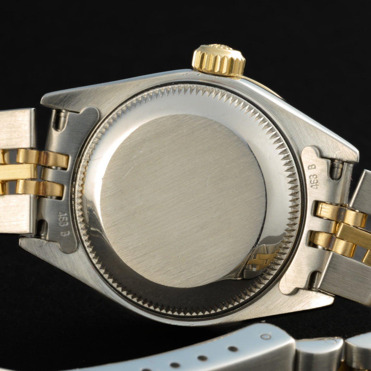 Serviced Rolex Datejust 69173 Custom Diamond 18k Gold 26mm Ladies Watch4