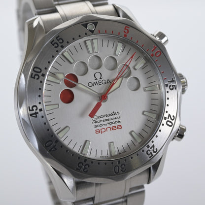 OMEGA Seamaster Pro Apnea Jacques Mayol 2595.30 41.5mm Silver Watch (Serviced)2