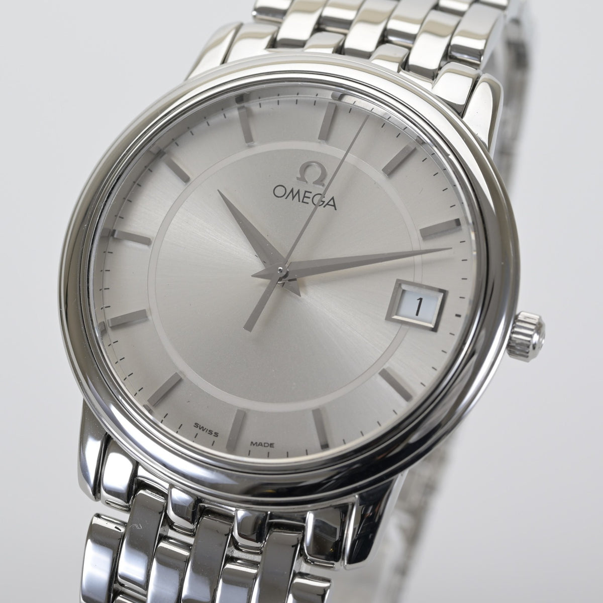 OMEGA DeVille Prestige 4510.31.00 Quartz 34.4mm Silver Watch3