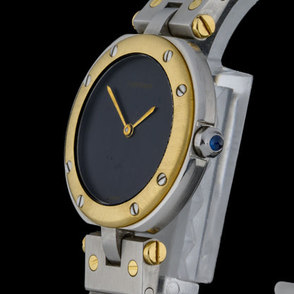 Cartier Santos Vendome Ghost Dial 27mm 18k Gold & Steel Ladies Watch1