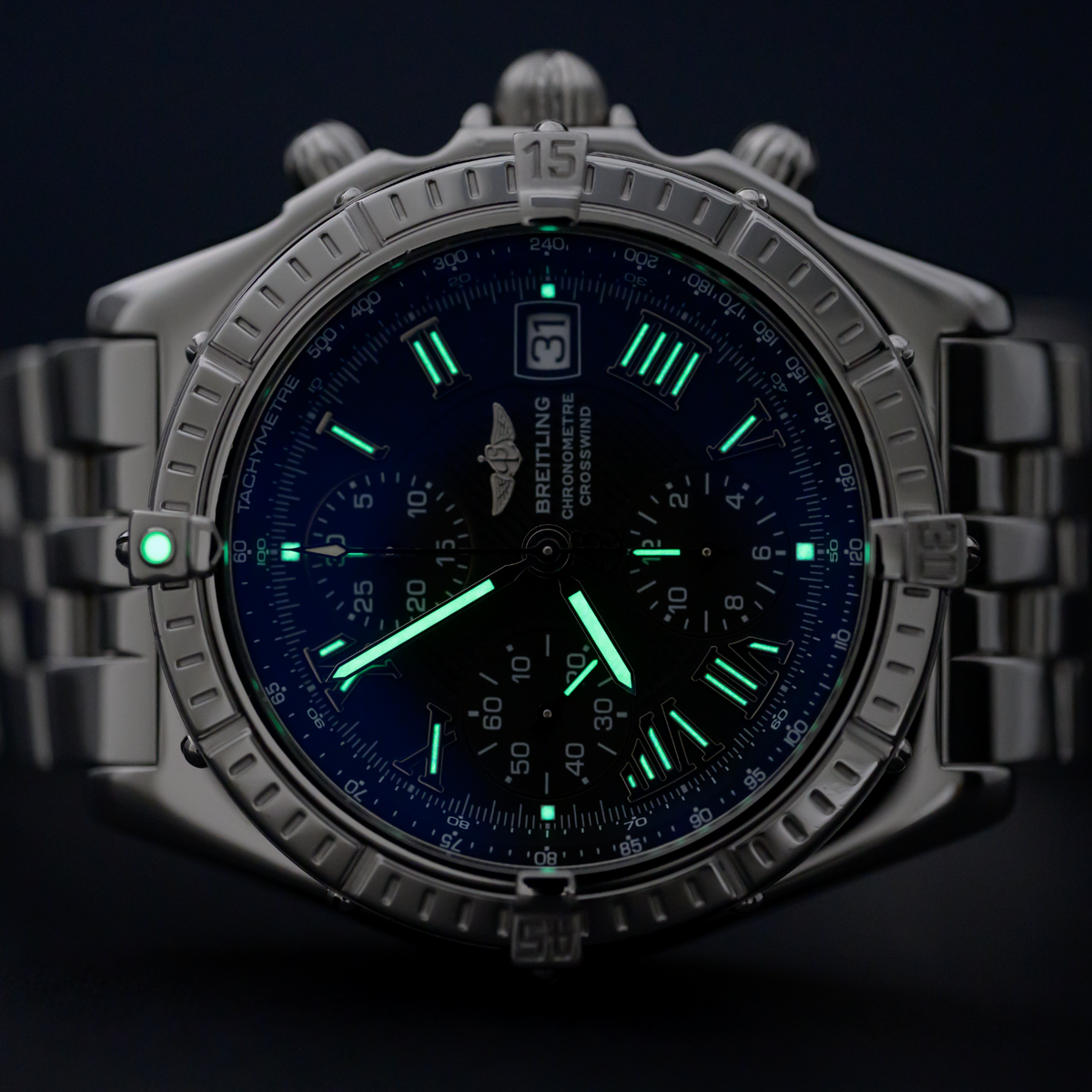 Breitling Windrider Crosswind A13355 Black Dial 43mm Automatic Men's Watch7