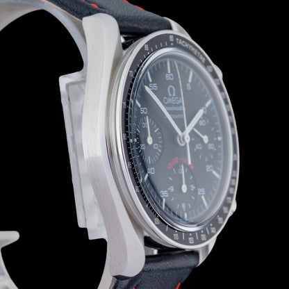 OMEGA Speedmaster Reduced 3810.51.41 AC Milan 100th Anniv. 39mm Auto Watch +B&P3