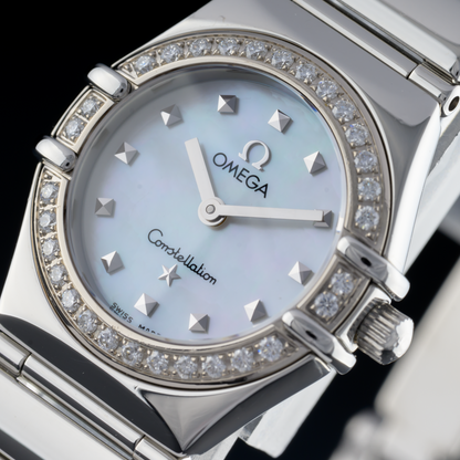 OMEGA Constellation 1465.71 Factory Diamond MOP 22mm Ladies Watch + Box & Papers4