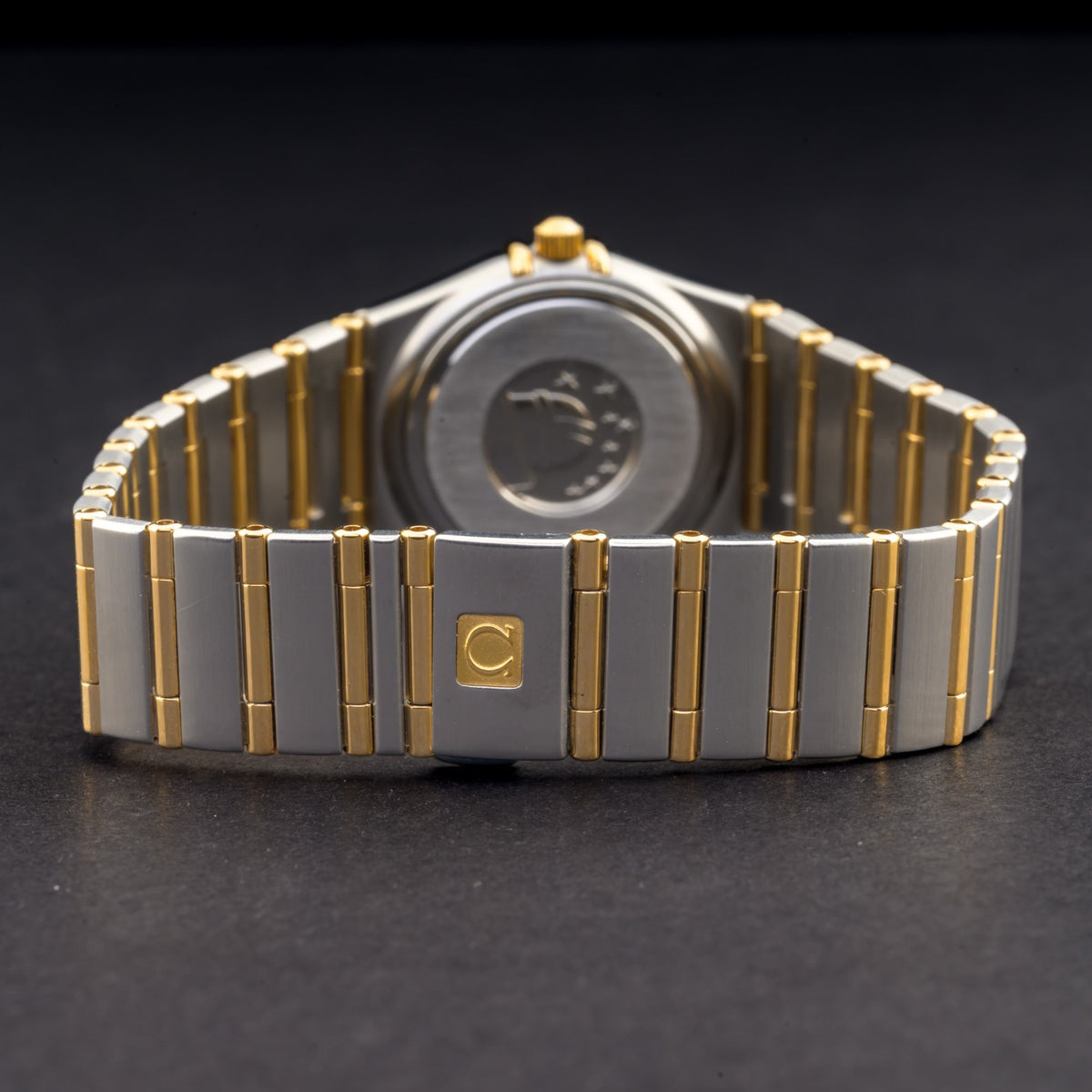 OMEGA Constellation 1267.75 18k Gold & Steel Factory Diamond 23mm Ladies Watch5