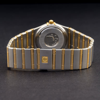 OMEGA Constellation 1267.75 18k Gold & Steel Factory Diamond 23mm Ladies Watch5