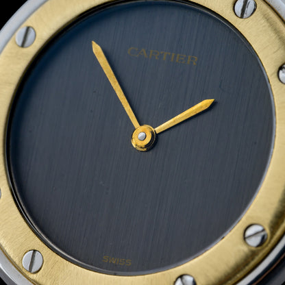 Cartier Santos Vendome Ghost Dial 27mm 18k Gold & Steel Ladies Watch3