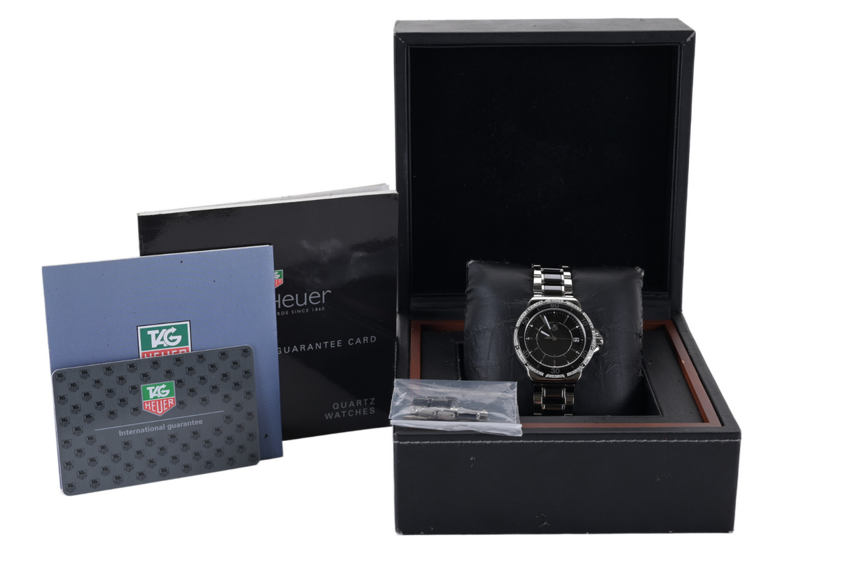 TAG Heuer Formula 1 WAH1212 Diamond Ceramic Bezel 37mm Watch Full Set1