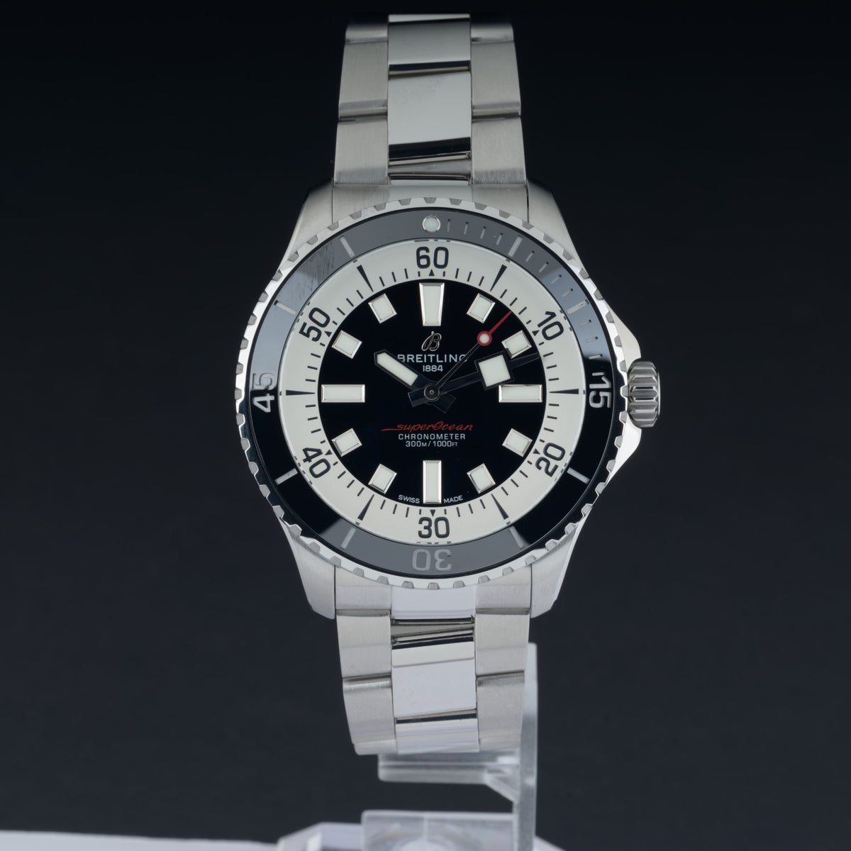 Breitling SuperOcean A17376 Automatic Black Dial 44mm Men's Watch + Box2
