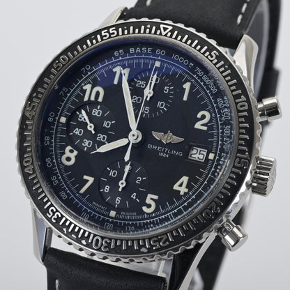 Breitling Aviastar Chronograph A13024 Black 41mm Auto Men's Watch   Serviced1