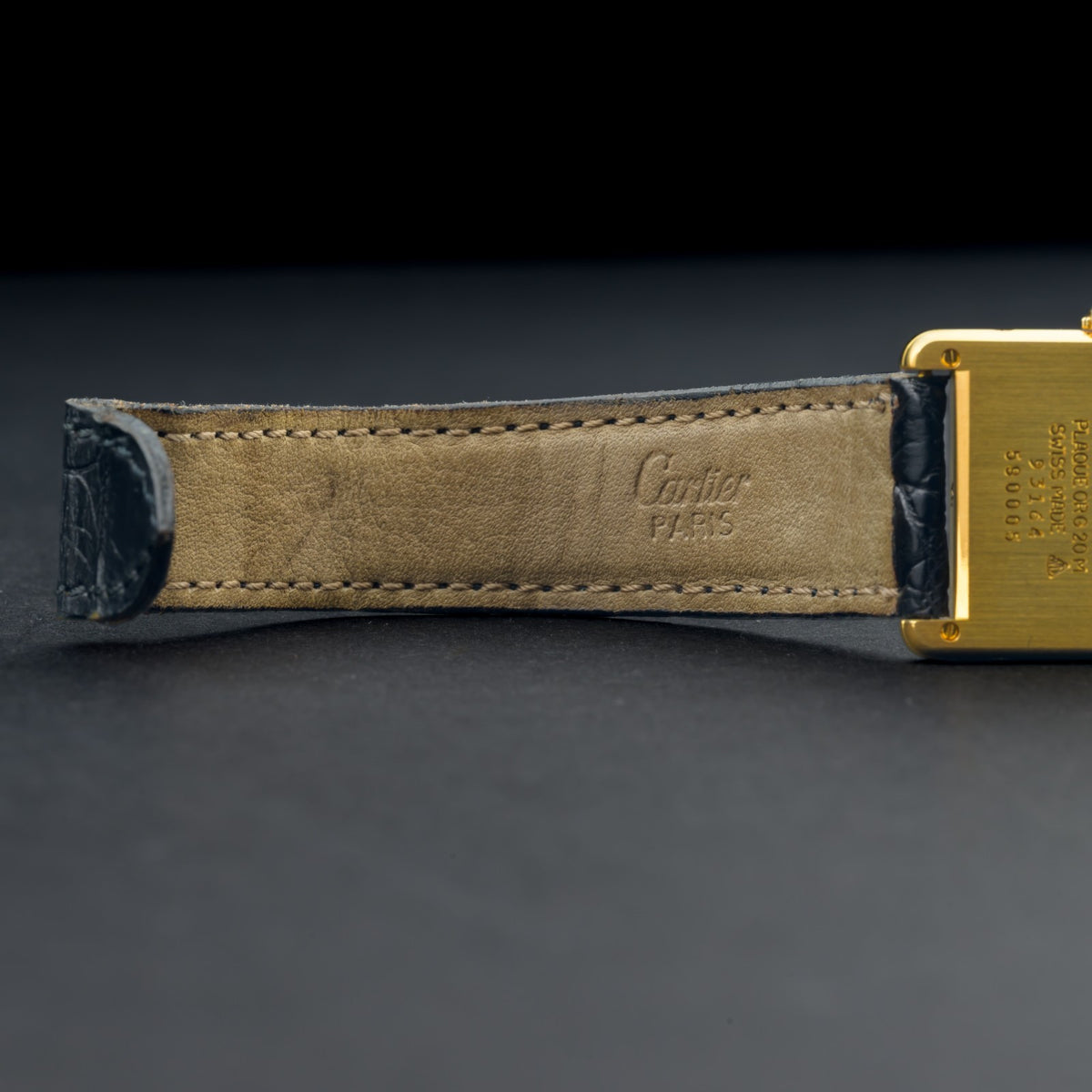 Cartier Must Tank Large 590005 Arabic Dial 23x30mm Gold Vermeil Watch + Service8