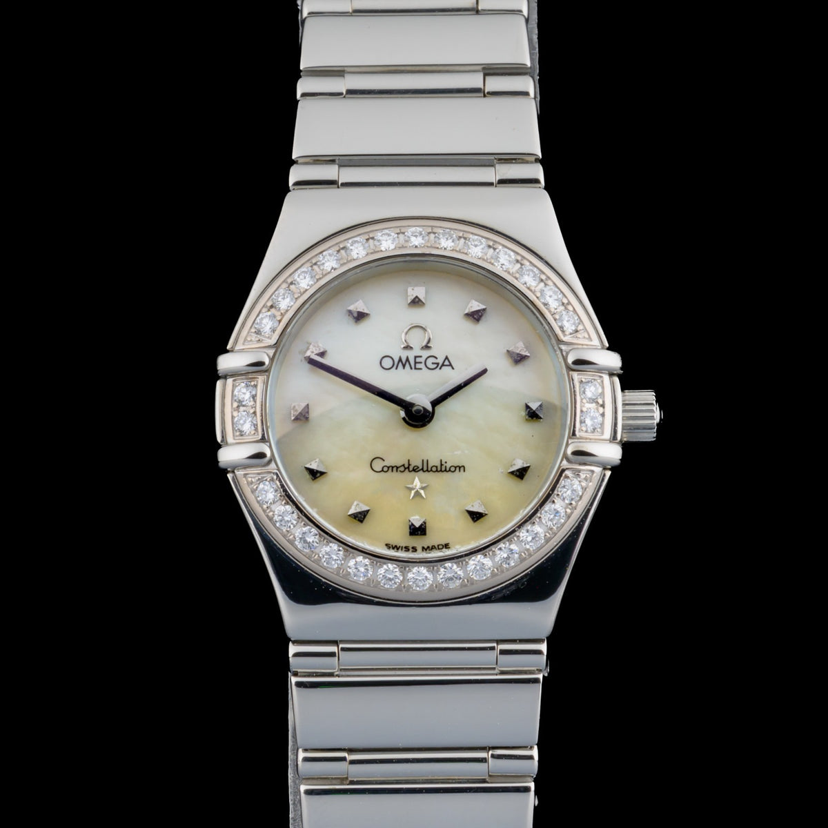 OMEGA Constellation My Choice 1465.71 Factory Diamond MOP Dial 23mm Ladies Watch4