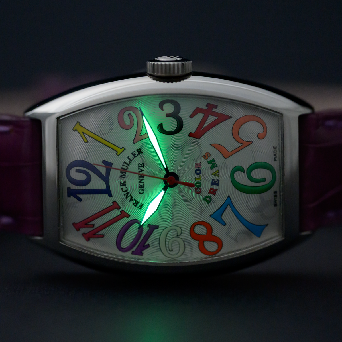 Franck Muller Color of Dreams 5850 SC COL DRM 32x44mm Auto Rainbow Watch +B&P10