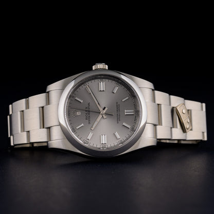 Rolex Oyster Perpetual 116000 Dominos Edition 36mm Automatic Men's Watch + Box8