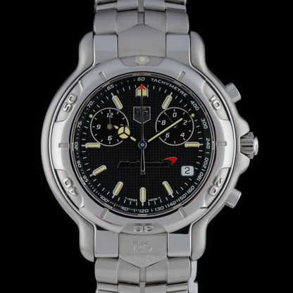 TAG Heuer Formula 1 McLaren CH1117 Black 40mm Quartz Men's Watch + Box / Manual0