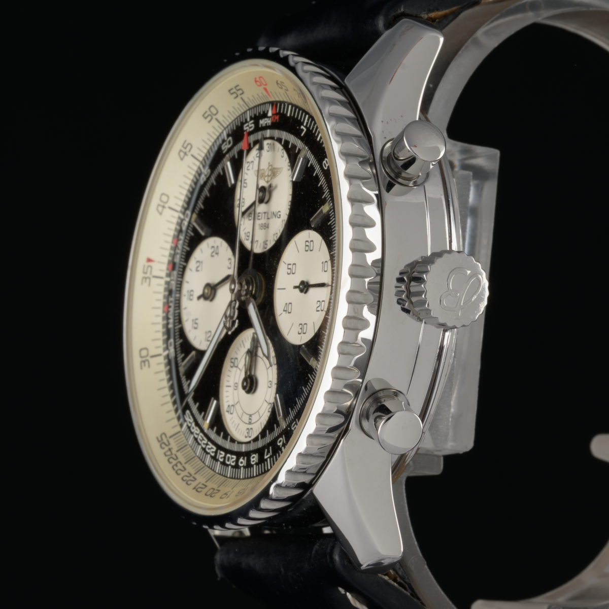 Breitling Navitimer Twin Sixty A39022.1 Black Dial 42mm Auto Men's Watch2