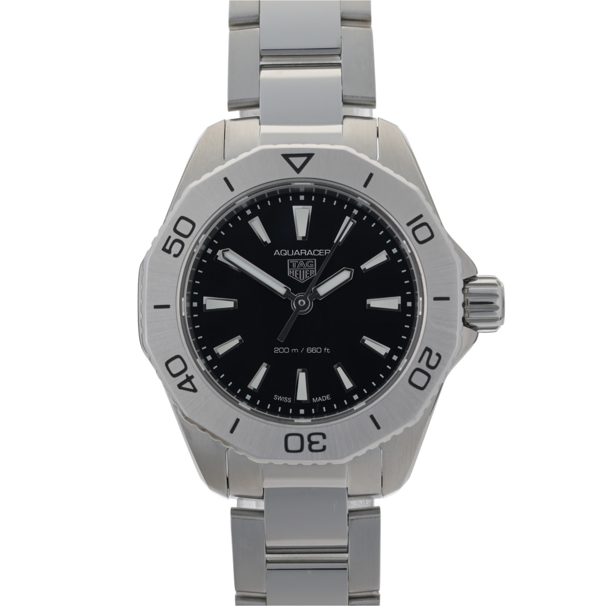 TAG Heuer Aquaracer WBP1410 Black Quartz 30mm Ladies Watch0