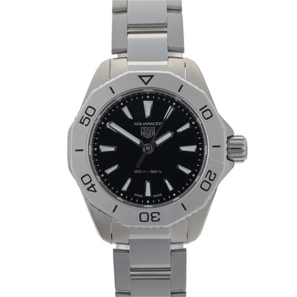 TAG Heuer Aquaracer WBP1410 Black Quartz 30mm Ladies Watch0
