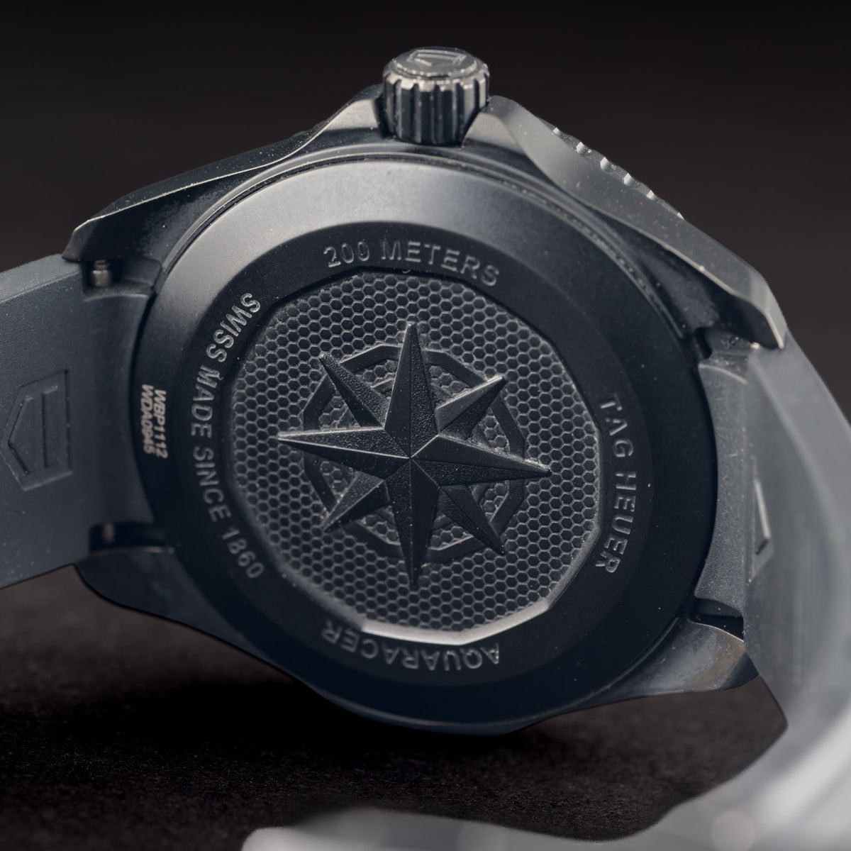 TAG Heuer Aquaracer Solargraph DLC WBP1112 40mm Black Men's Watch +B&P8