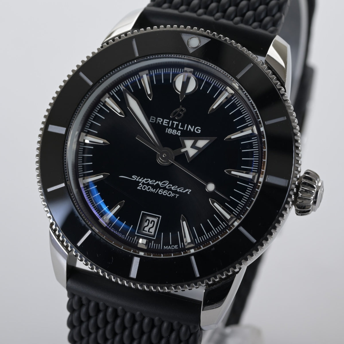 Breitling SuperOcean Heritage B31 AB3111 Black 42mm Automatic Men's Watch + B&P6