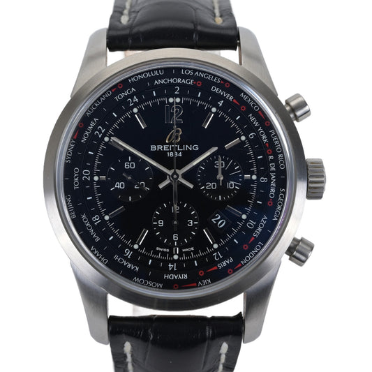 Breitling TransOcean Chronograph AB0510 Black 46mm Automatic Men's Watch0