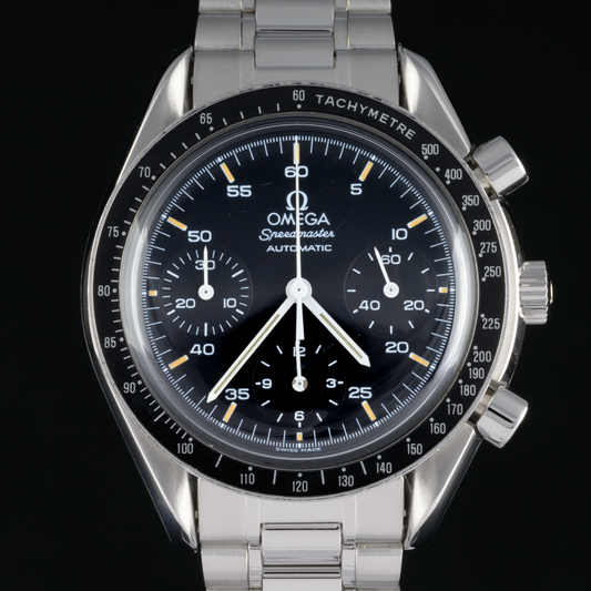 OMEGA Speedmaster Reduced 3510.50 Black Automatic Chronograph 39mm Men's Watch0