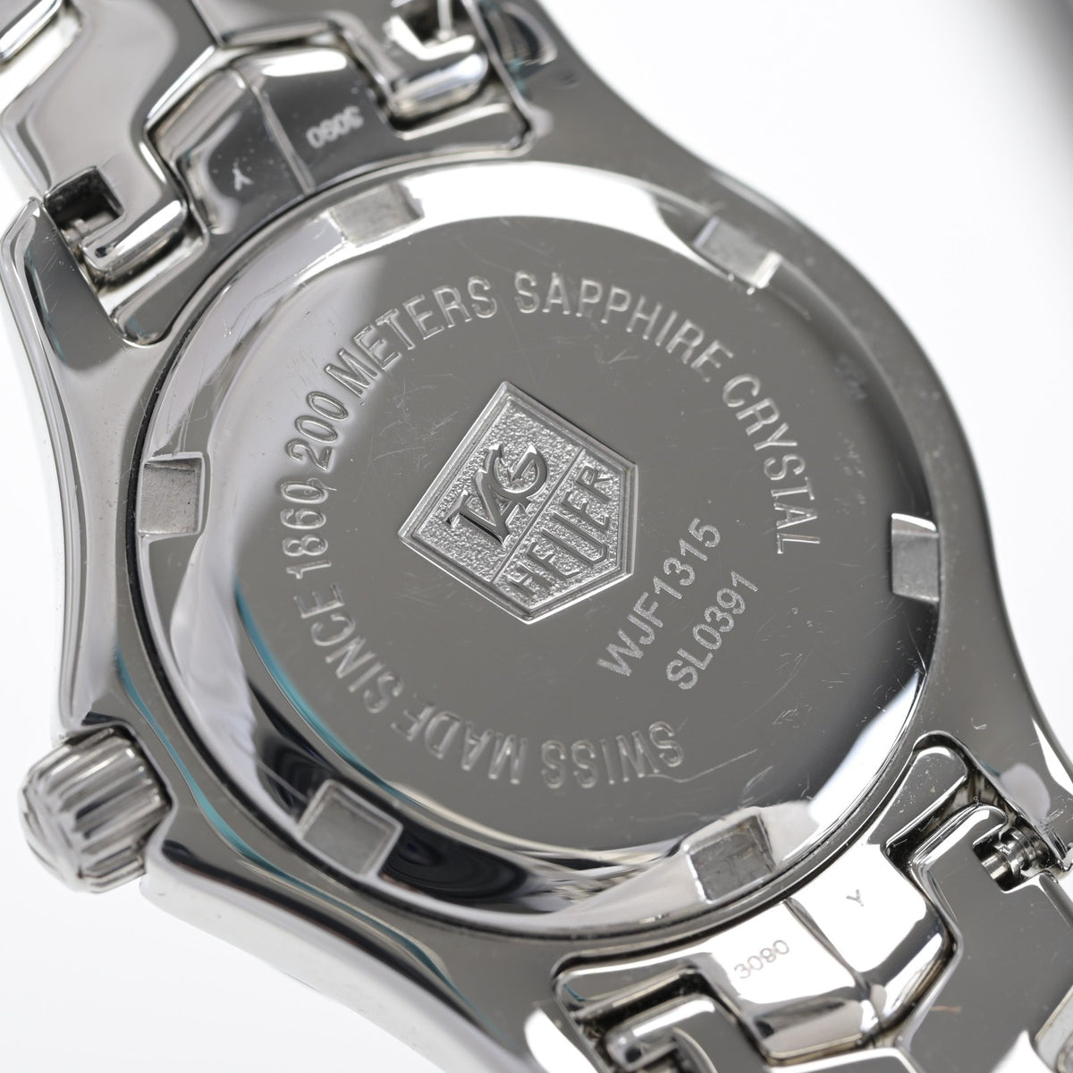 TAG Heuer Link WJF1315 Blue Dial 27mm Quartz Steel Ladies Watch + Box / Manual5
