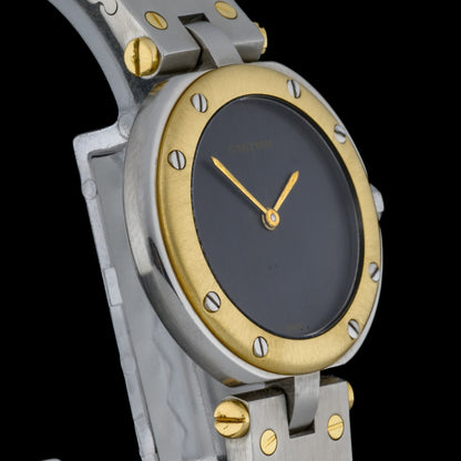 Cartier Santos Vendome Ghost Dial 27mm 18k Gold & Steel Ladies Watch2