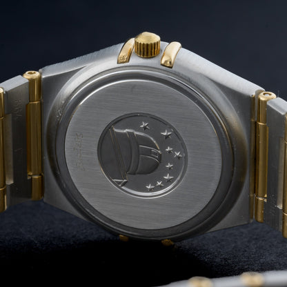 OMEGA Constellation Mini 1267.15 Diamond Full Bar 23mm 18k Gold & Steel Watch6