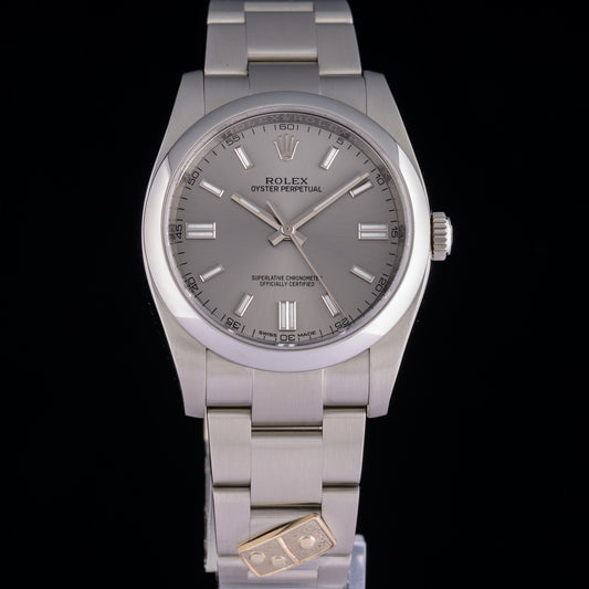 Rolex Oyster Perpetual 116000 Dominos Edition 36mm Automatic Men's Watch + Box0