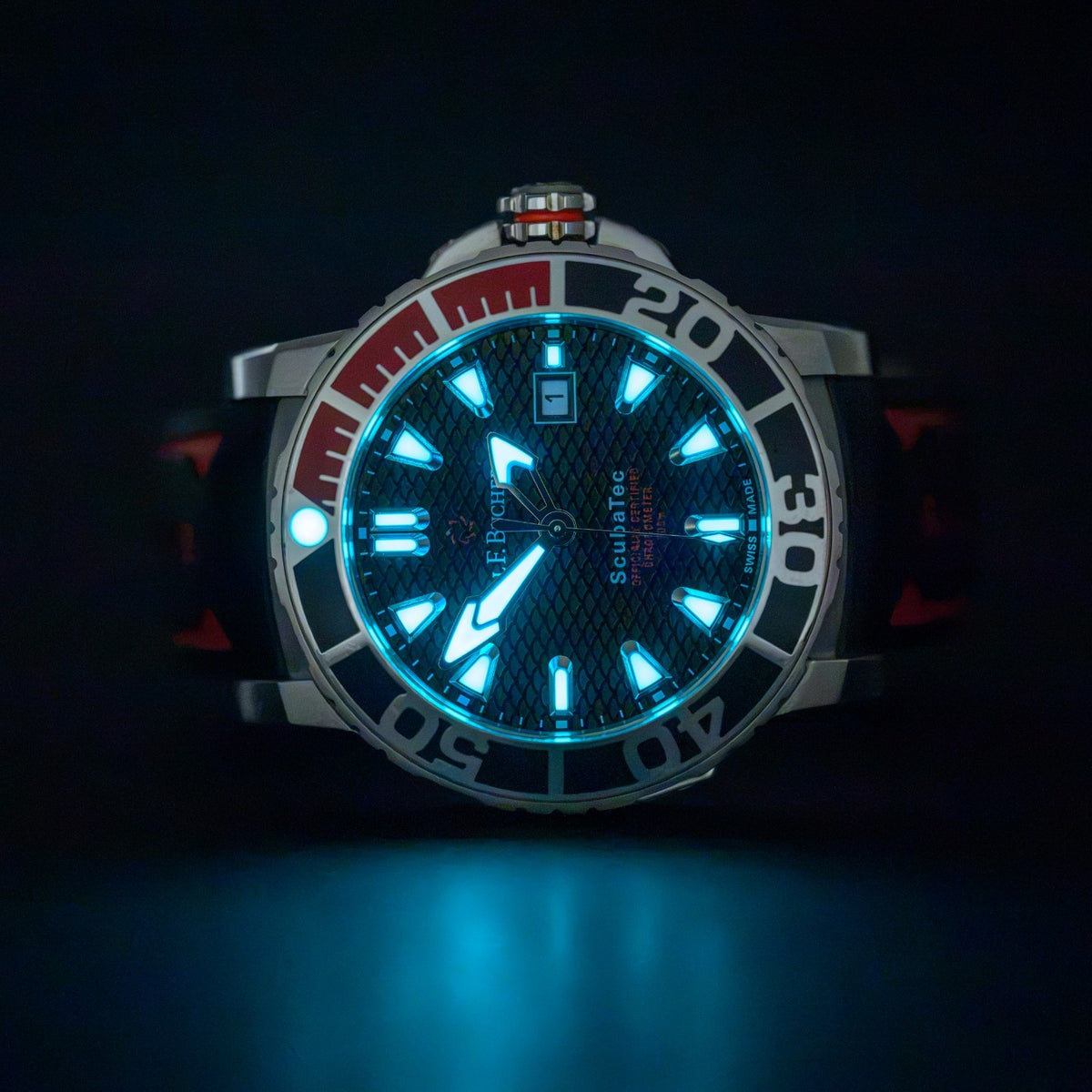Carl F Bucherer Patravi Scubatec Black & Red 44mm Automatic Men's Watch + Box8