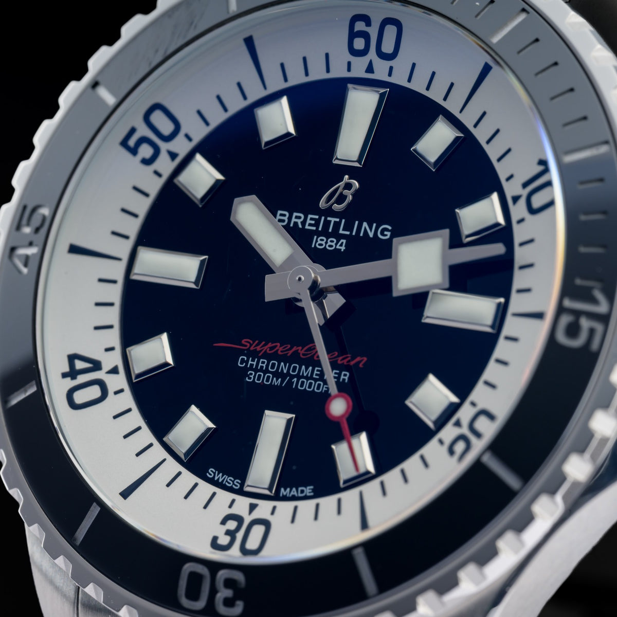 Breitling SuperOcean A17376 Automatic Black Dial 44mm Men's Watch + Box5