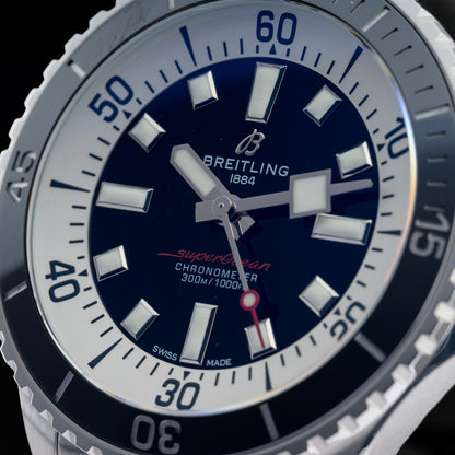 Breitling SuperOcean A17376 Automatic Black Dial 44mm Men's Watch + Box5